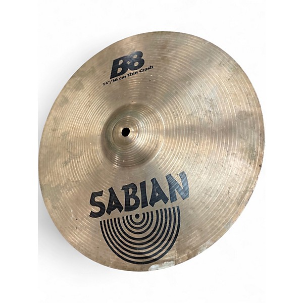 Used SABIAN 14in B8 Crash Cymbal
