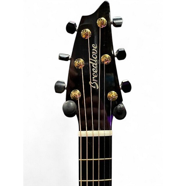 Used Breedlove Journey Concert Black Cherry FS E Red Cedar Acoustic Electric Guitar