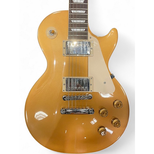 Used Gibson Les Paul Standard Gold Top Solid Body Electric Guitar