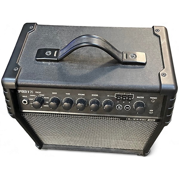 Used Line 6 spider V 20 Guitar Combo Amp