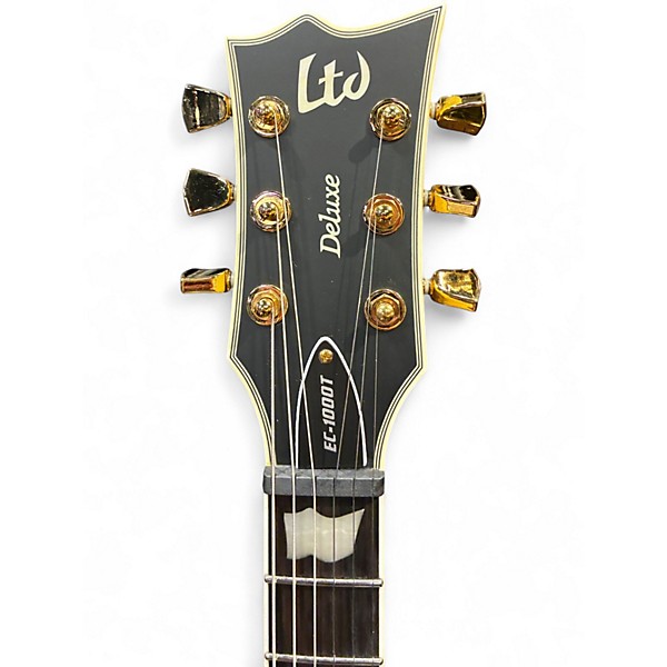 Used 2024 ESP LTD EC1000T CTM Vintage Gold Satin Solid Body Electric Guitar