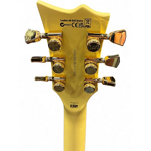 Used 2024 ESP LTD EC1000T CTM Vintage Gold Satin Solid Body Electric Guitar