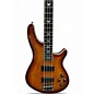 Used Schecter Guitar Research Omen Extreme 4 String Trans Orange Electric Bass Guitar