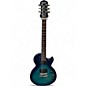 Used Epiphone Les Paul Special II Trans Blue Solid Body Electric Guitar thumbnail
