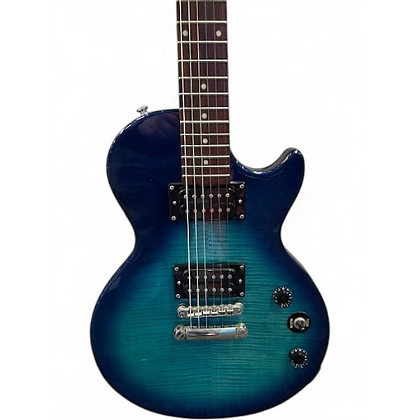 Used Epiphone Les Paul Special II Trans Blue Solid Body Electric Guitar