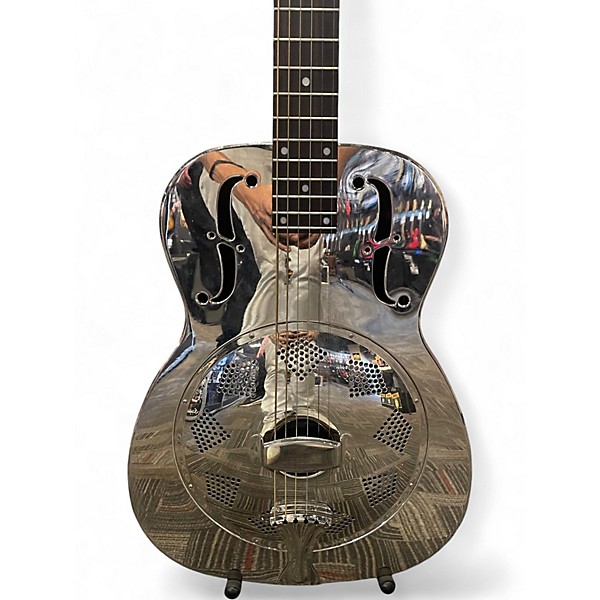 Used Dobro m14 houndog silver Solid Body Electric Guitar