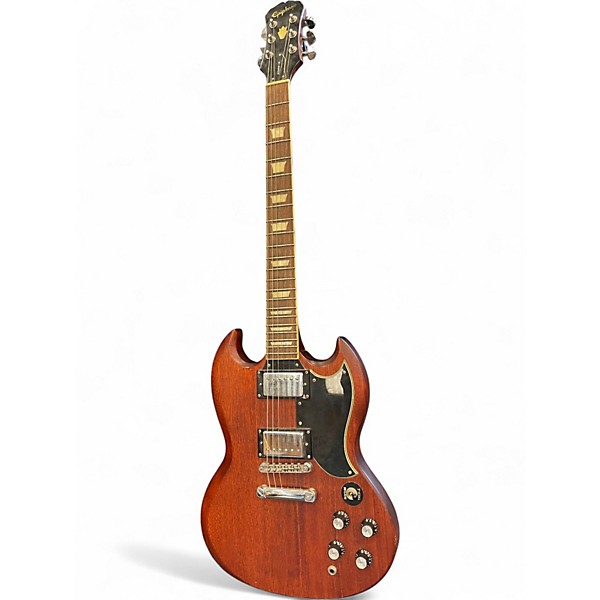 Used 2003 Epiphone SG G400 Worn Brown Solid Body Electric Guitar