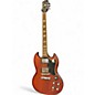 Used 2003 Epiphone SG G400 Worn Brown Solid Body Electric Guitar
