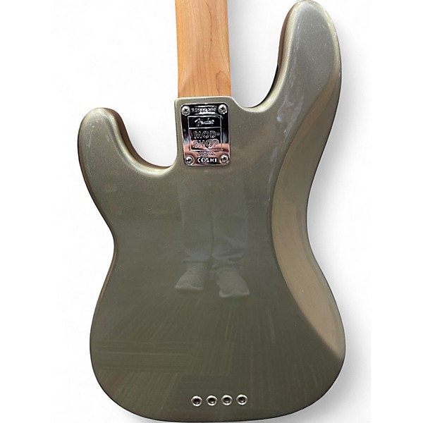 Used Fender Mod Shop precision bass Jade Pearl Metallic Electric Bass Guitar