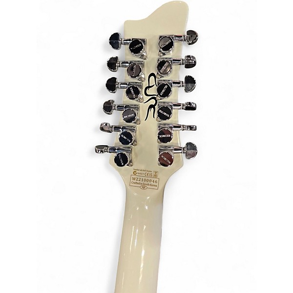 Used Schecter Guitar Research ULTRACURE White Solid Body Electric Guitar
