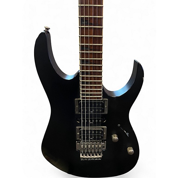 Used Ibanez RG5EX1 Black Solid Body Electric Guitar