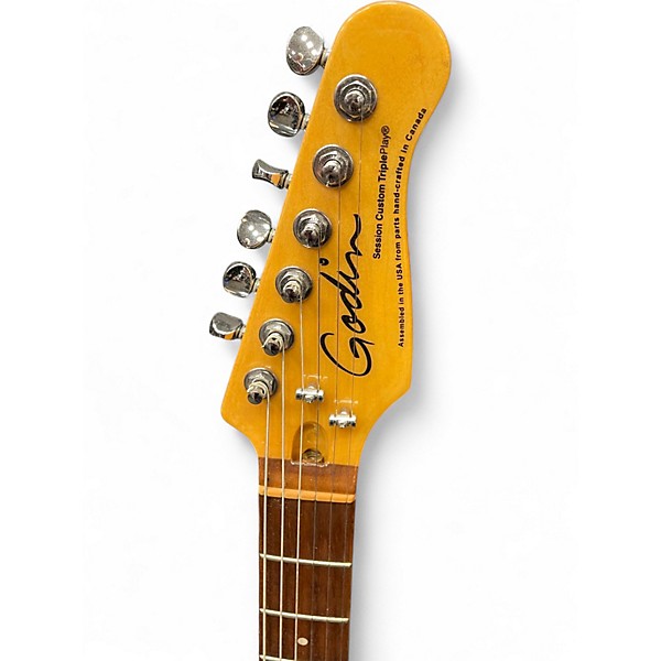 Used Godin Session Custom Tobacco Burst Solid Body Electric Guitar