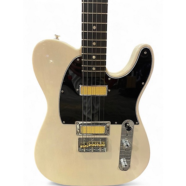 Used Fender Gold Foil Telecaster White Blonde Solid Body Electric Guitar