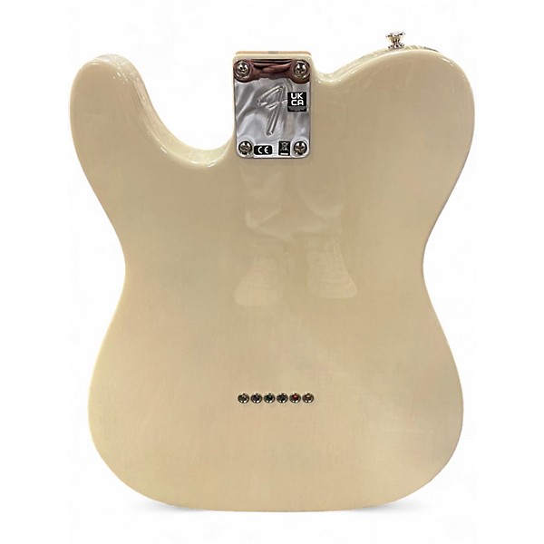 Used Fender Gold Foil Telecaster White Blonde Solid Body Electric Guitar
