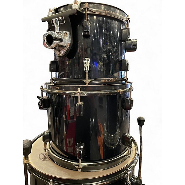 Used Pearl 4 Piece Soundcheck Black Drum Kit