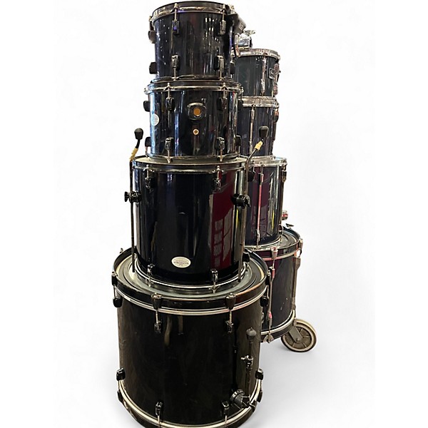Used Pearl 4 Piece Soundcheck Black Drum Kit