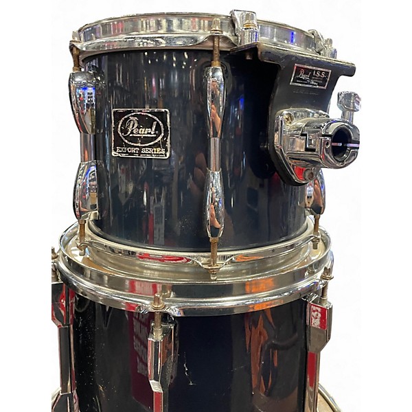 Used Pearl 4 Piece Export Blue Drum Kit