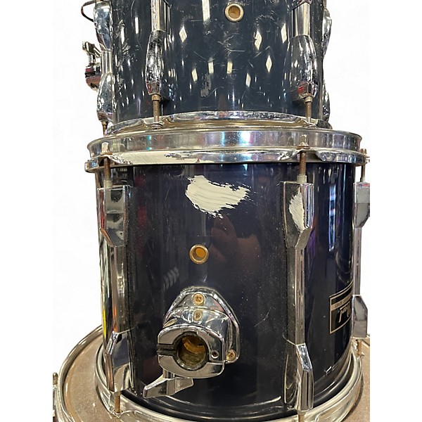 Used Pearl 4 Piece Export Blue Drum Kit