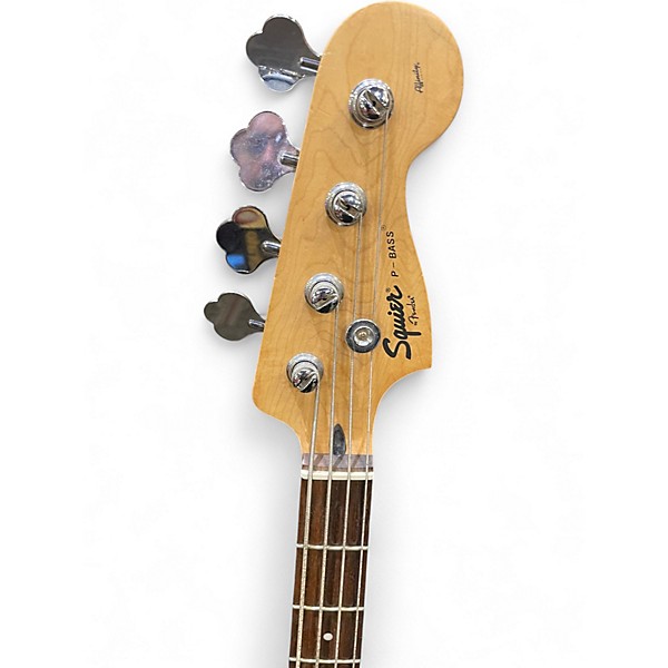 Used Squier Affinity Precision Bass Black Electric Bass Guitar