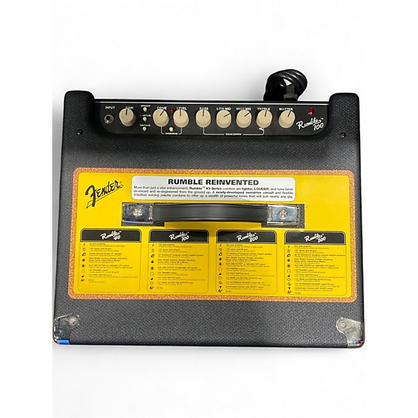 Used Fender Rumble 100 1x15 100W Bass Combo Amp