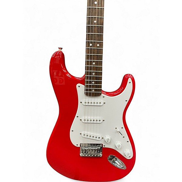 Used Squier Sonic Stratocaster Red Solid Body Electric Guitar