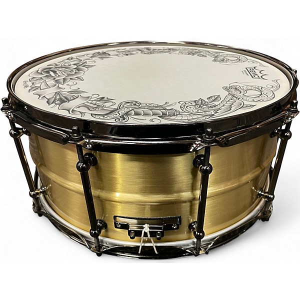 Used L&r 14in CUSTOM SNARE GOLD Drum
