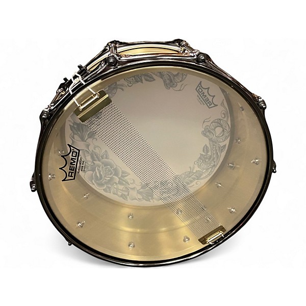 Used L&r 14in CUSTOM SNARE GOLD Drum