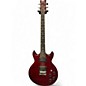 Used Ibanez AX120 Crimson Red Trans Solid Body Electric Guitar thumbnail