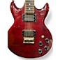 Used Ibanez AX120 Crimson Red Trans Solid Body Electric Guitar