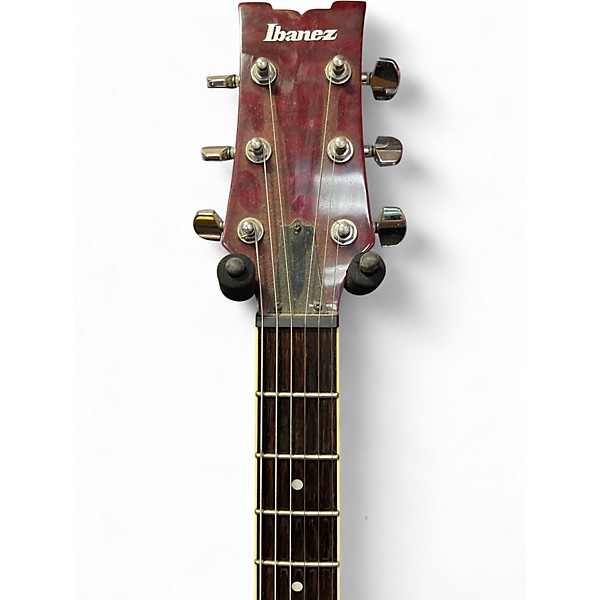Used Ibanez AX120 Crimson Red Trans Solid Body Electric Guitar