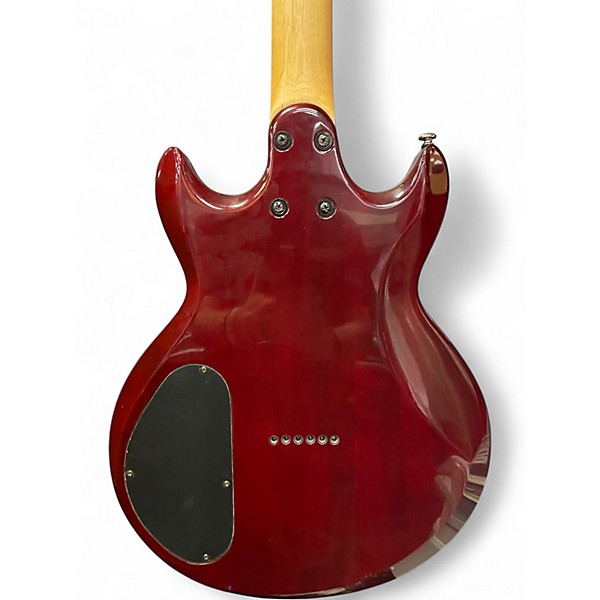 Used Ibanez AX120 Crimson Red Trans Solid Body Electric Guitar