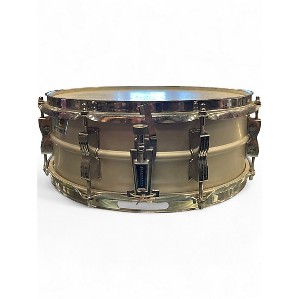 Used Ludwig 5X14 Acrolite Snare BRUSHED ALUMINUM Drum