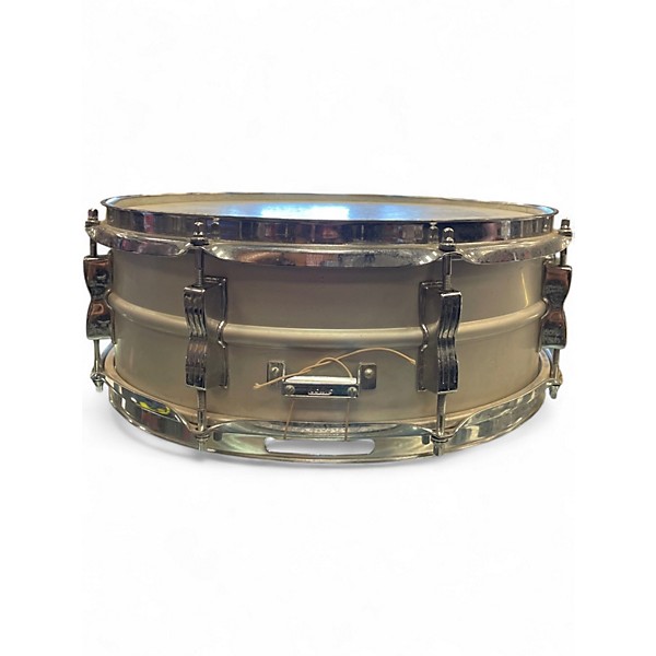 Used Ludwig 5X14 Acrolite Snare BRUSHED ALUMINUM Drum