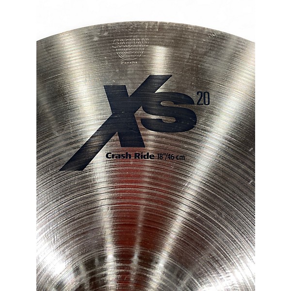 Used SABIAN 18in XS20 Crash Ride Cymbal