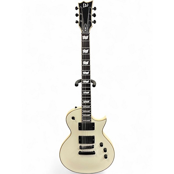 Used ESP LTD EC401 White Solid Body Electric Guitar