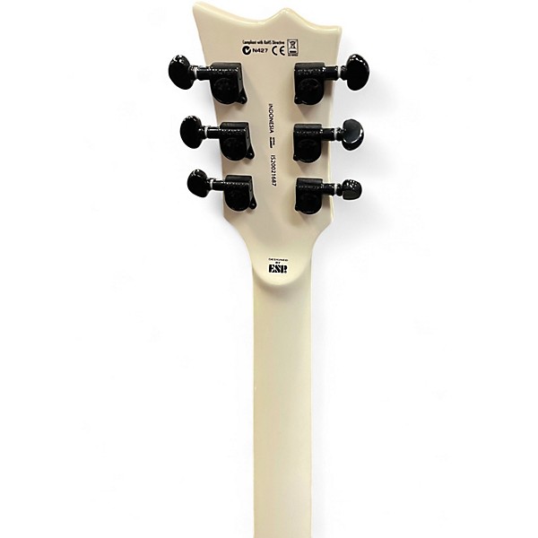 Used ESP LTD EC401 White Solid Body Electric Guitar