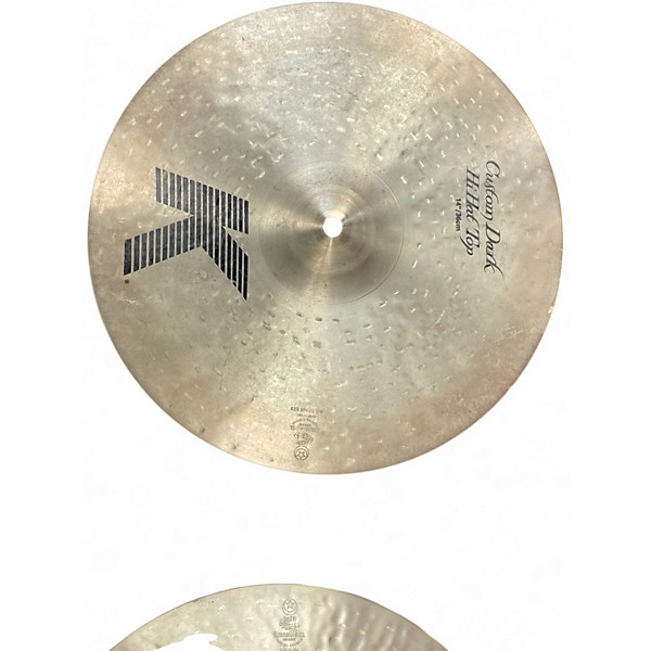 Used Zildjian 14in K Custom Dark Hi Hat Pair Cymbal
