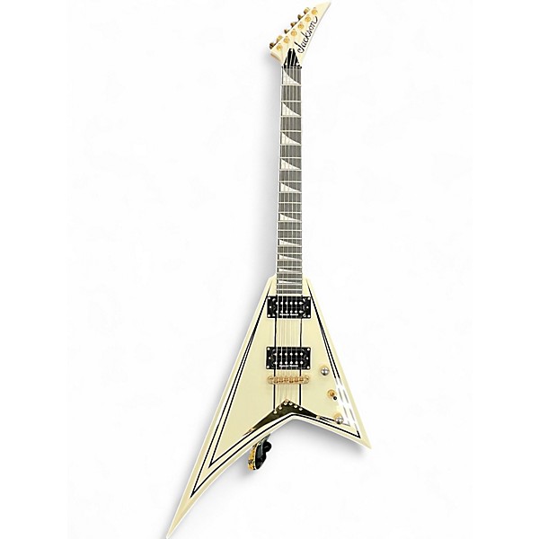 Used Jackson RRT Randy Rhoads Pro Ivory Solid Body Electric Guitar