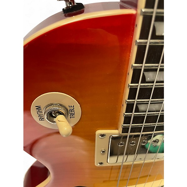 Used Epiphone Les Paul Standard Florentine Pro Cherry Sunburst Hollow Body Electric Guitar