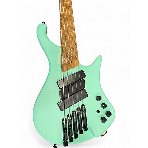 Used Ibanez EHB1005MS SEA FOAM GREEN Electric Bass Guitar