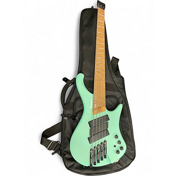Used Ibanez EHB1005MS SEA FOAM GREEN Electric Bass Guitar