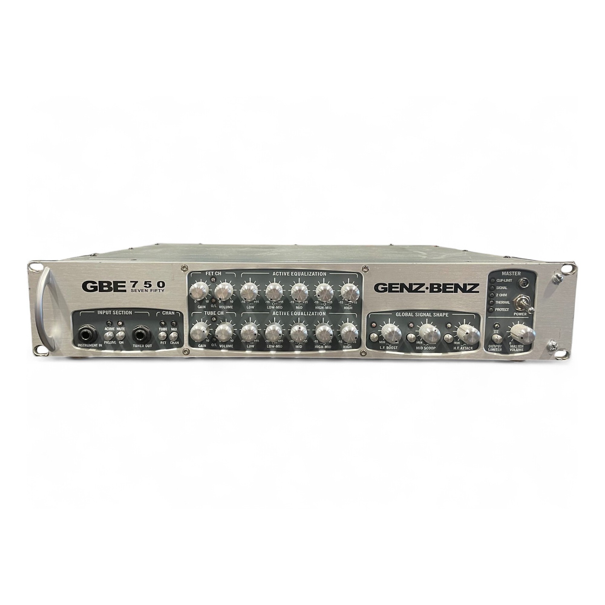 Genz-Benz GBE 750 ベース用アンプ フットスイッチ Used Genz Benz gbe 750 Bass Amp Head | Guitar Center