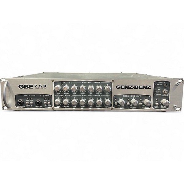 Used Genz Benz gbe 750 Bass Amp Head
