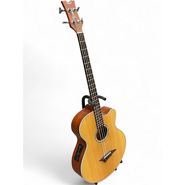 Used Dean PBCE Natural Acoustic Bass Guitar