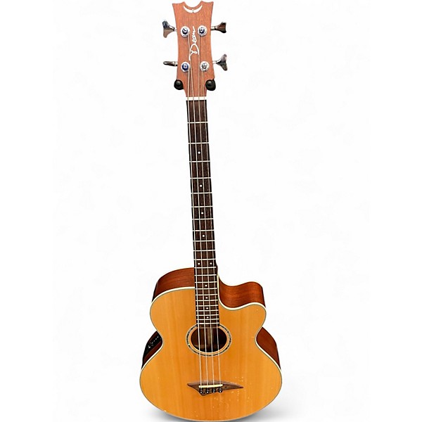 Used Dean PBCE Natural Acoustic Bass Guitar