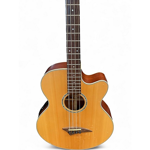 Used Dean PBCE Natural Acoustic Bass Guitar