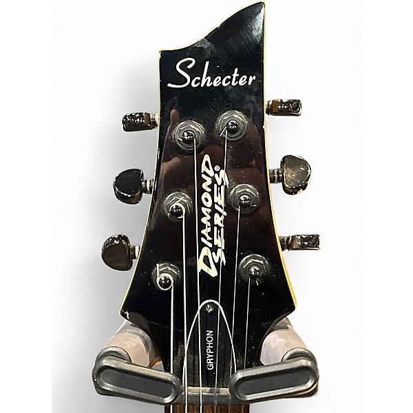 Used Schecter Guitar Research Diamond Series Gryphon Trans Brown Solid Body Electric Guitar