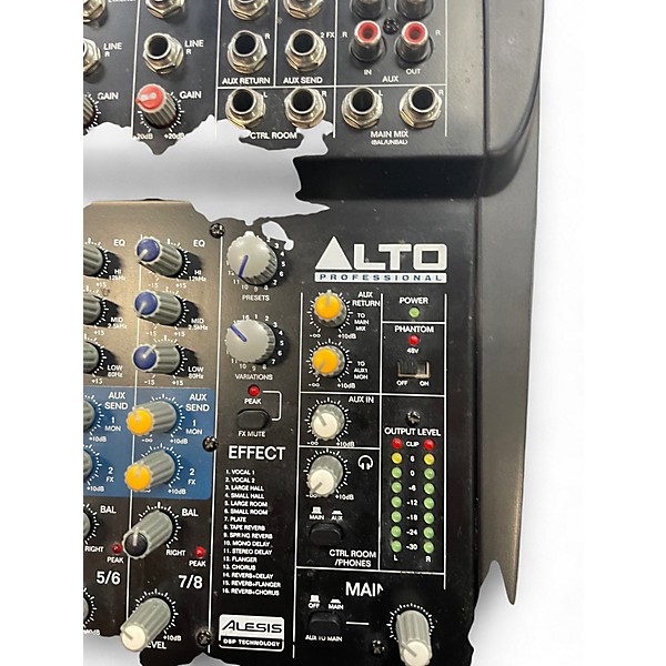 Used Alto ZMX122FX 8-Channel Unpowered Mixer