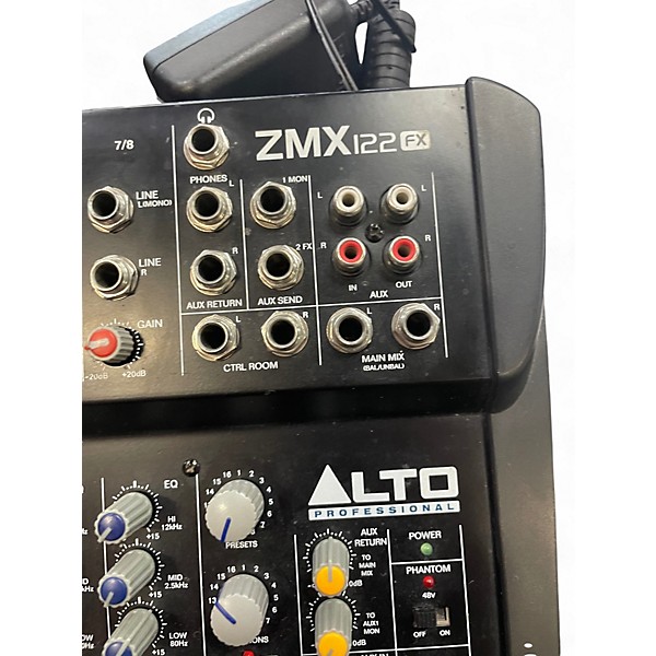 Used Alto ZMX122FX 8-Channel Unpowered Mixer