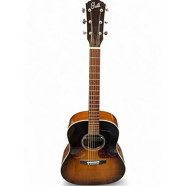 Used Guild DS-240 2 Tone Sunburst Acoustic Electric Guitar